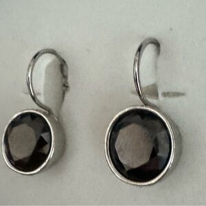 Swarovski Black Drop Earrings!